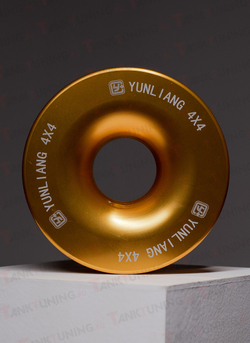 Ролик усиления для лебедки (полиспаст) золотой Y+