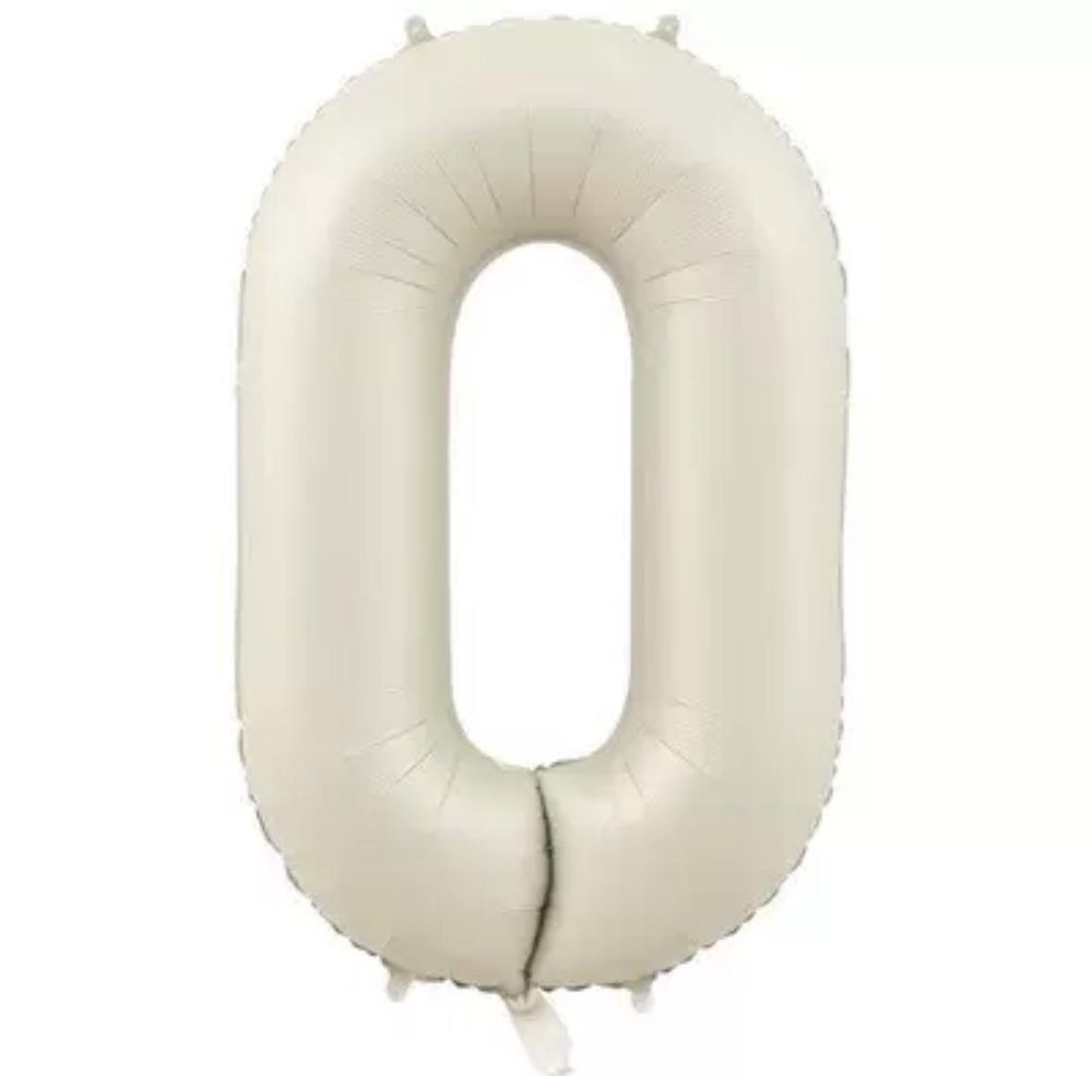 Цифра 0 Крем 40&quot;/102 см