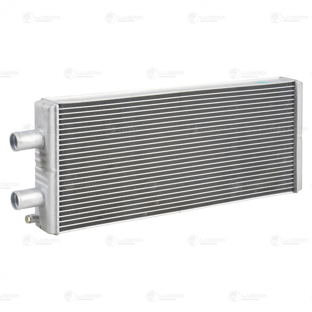 LRh 0330 -  Радиатор отопителя для автобусов ЛиАЗ/НефАЗ/ПАЗ/КАВЗ (отопитель фронтальный, тип Белробот) (с клапаном)