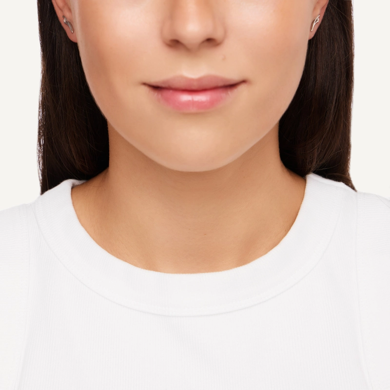 Серьги Крошечная Веточка