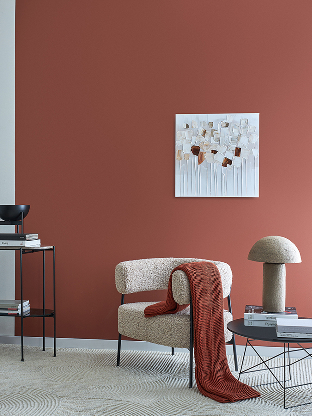 Панно декоративное fleur, 60х60 см, бежевое