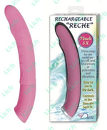 Розовый вибратор для G-точки с 5 режимами вибрации