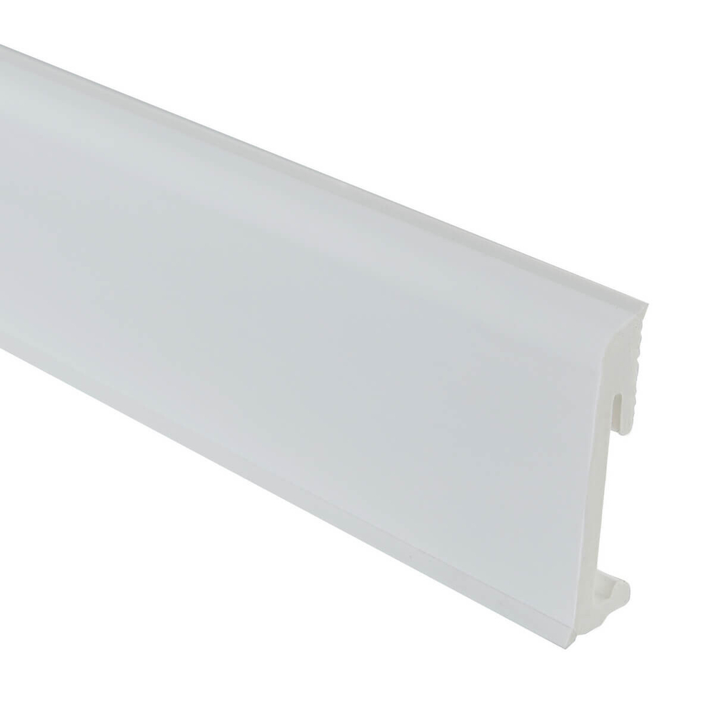 Напольный плинтус SALAG ALPHA 65 Bialy (65х18х2200мм)