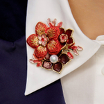 Брошь Shadore Букет XZ1442.9 R/G