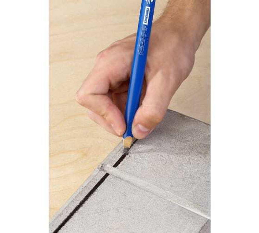 КАРАНДАШ СТРОИТЕЛЬНЫЙ ЗУБР К-СК КАМЕНЩИКА УДЛ 250ММ 06308