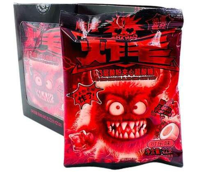 онфета карамель SHUNLONG SOUR CANDY с кислым вкусом кока-колы