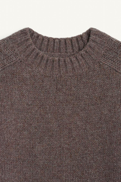 ZARA ТРИКОТАЖНЫЙ СВИТЕР, КОРИЧНЕВЫЙ