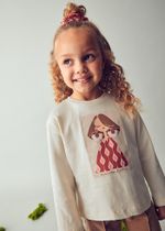 лонгслив с резинкой для волос