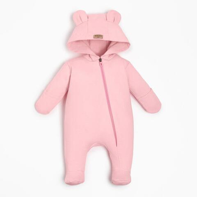 Комбинезон детский, цвет розовый, р. 74-80 9308453 (MINAKU)