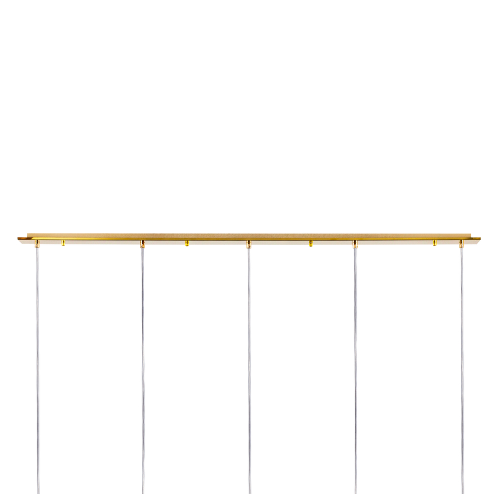 L5PL721132 Подвес пятерной линейный EXTRA 5x3x5W(led) G9  (721132 - 5 + 572162 -1) ЗОЛОТО