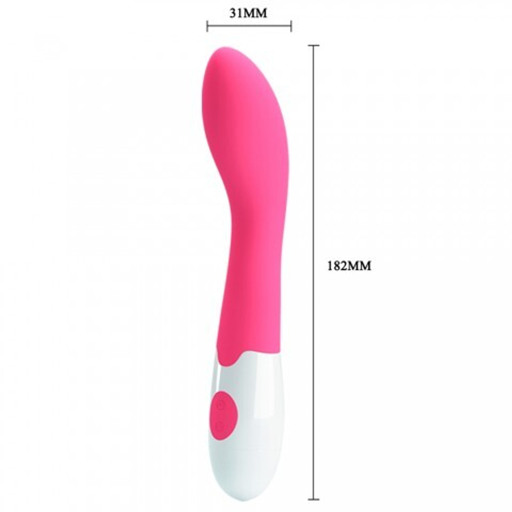 Вибратор Baile Pretty Love Bishop, 30 режимов вибрации (18,2×3,1 см)