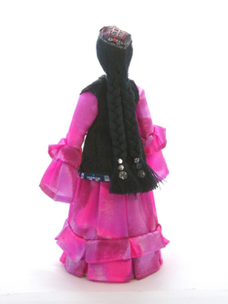 Кукла коллекционная Девушка в казахском праздничном костюме