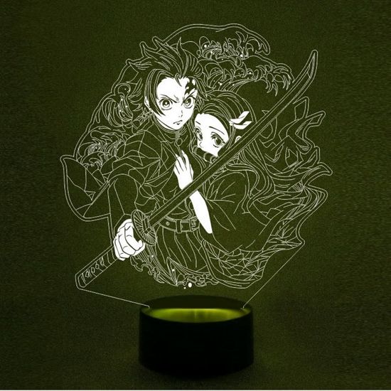 3D лампа Demon Slayer  Клинок рассекающий демонов