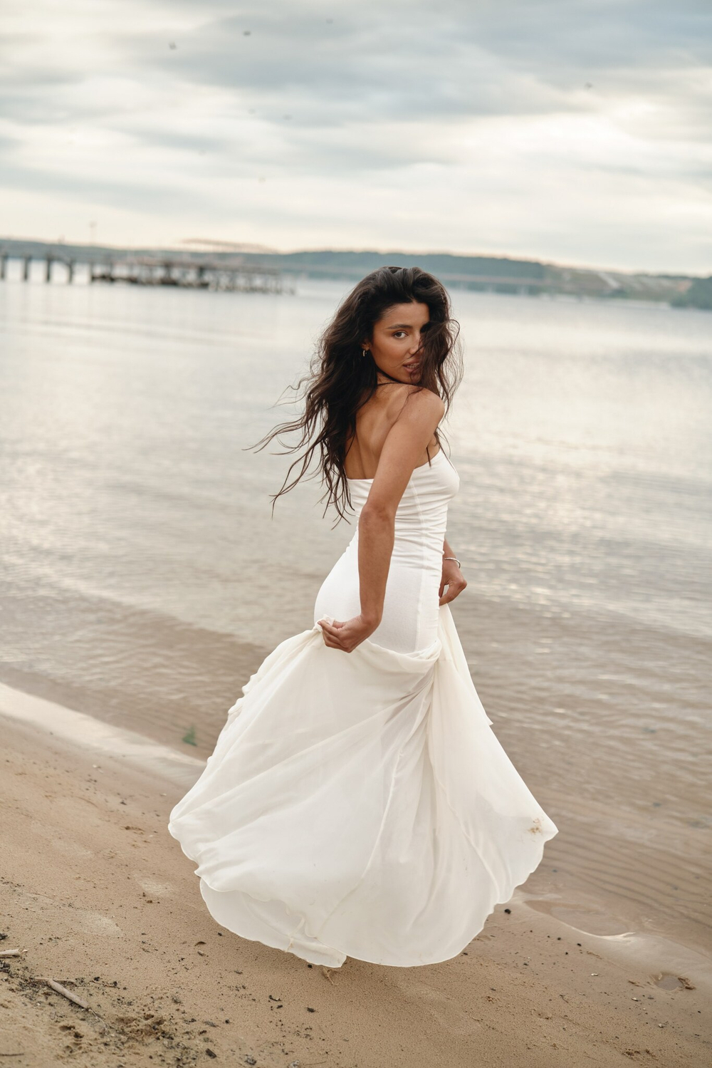 Платье с клиньями