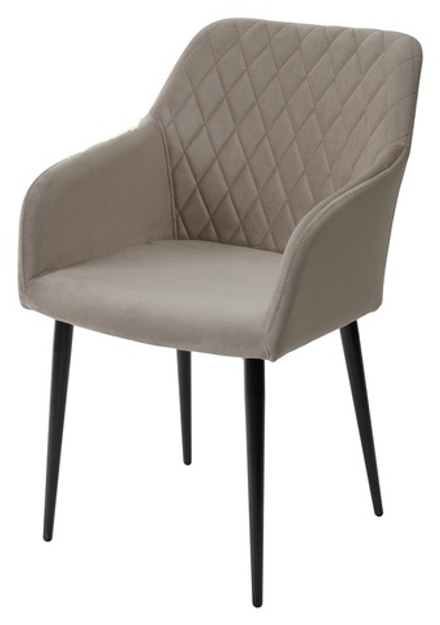 Стул BRANDY-X ЛАТТЕ #25 / черный каркас, велюр М-City