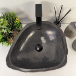 Раковина из речного камня RS-65144 42*38*15 0856