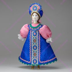 Кукла в Крестьянка в сарафане