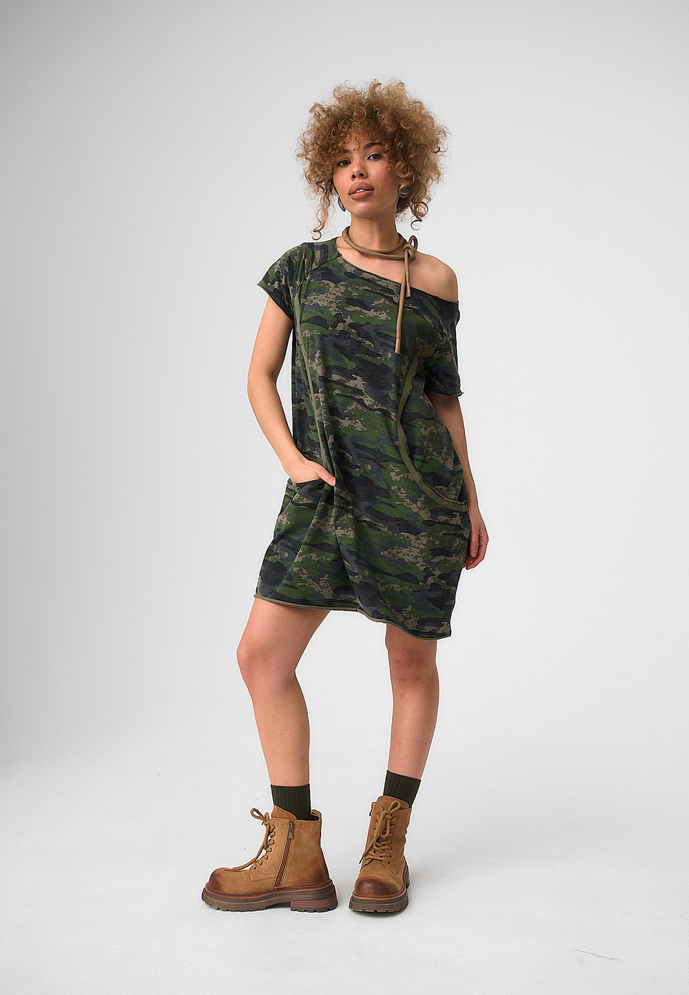 Платье Ребекка Камуфляжный