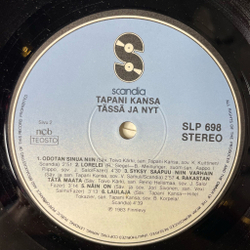 Винтажная виниловая пластинка LP Tapani Kansa Tassa Ja Nyt (Finland 1983)