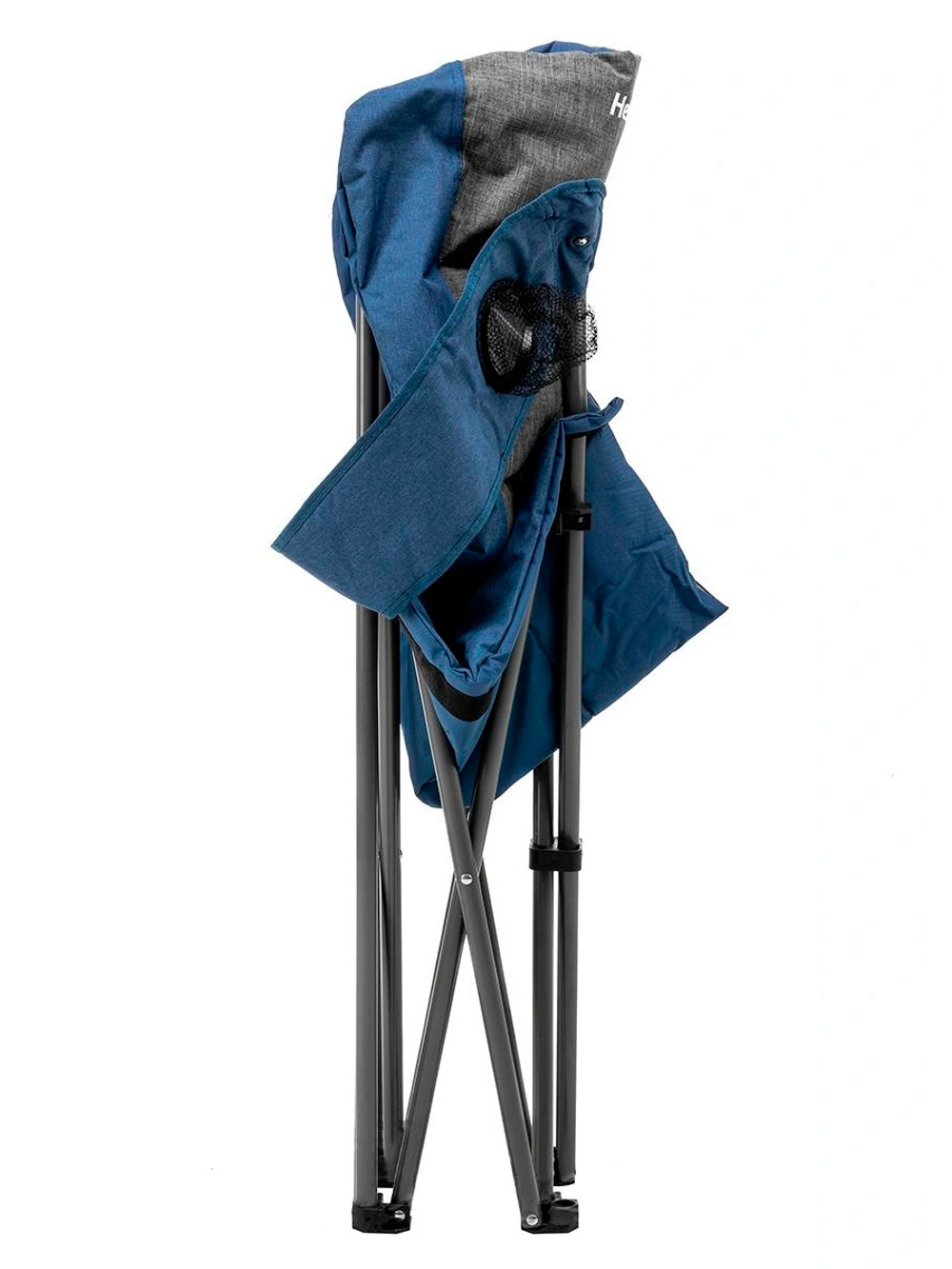 Кресло складное Helios синий/серый (HS-244-BG)