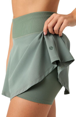 Теннисная юбка Björn Borg Ace Pocket - зеленый