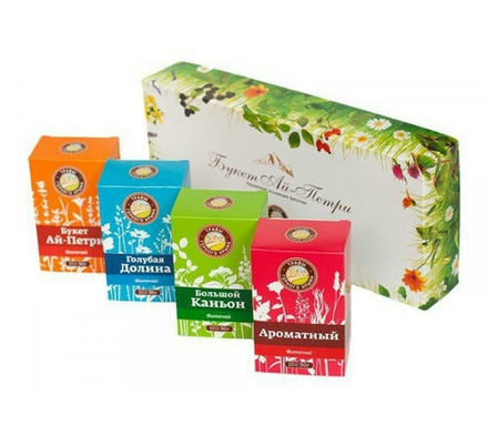 Набор чая Букет Ай-Петри, 200гр, ТМ ТРАВЫ ГОРНОГО КРЫМА