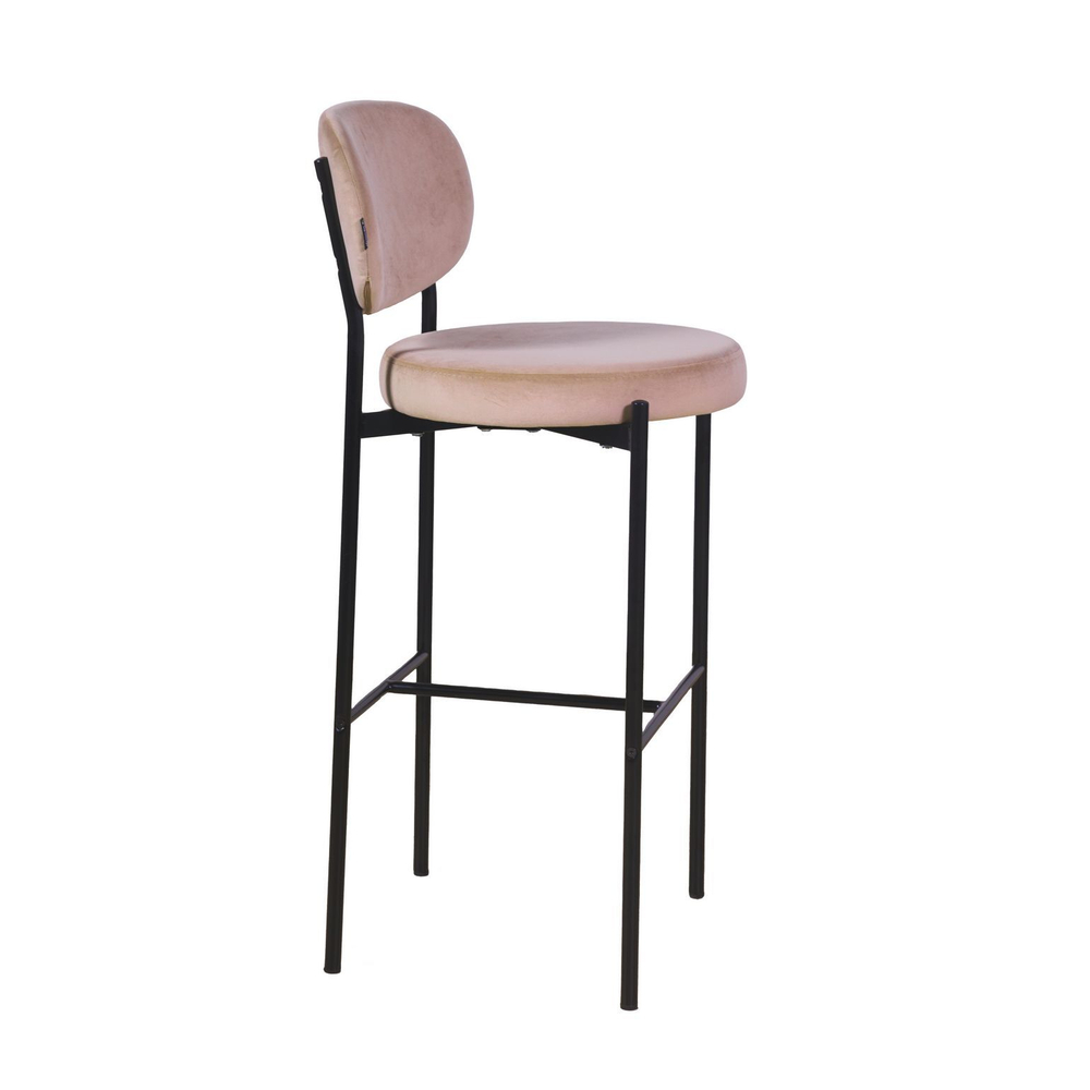 Стул барный Mason, бархат бежевый 5