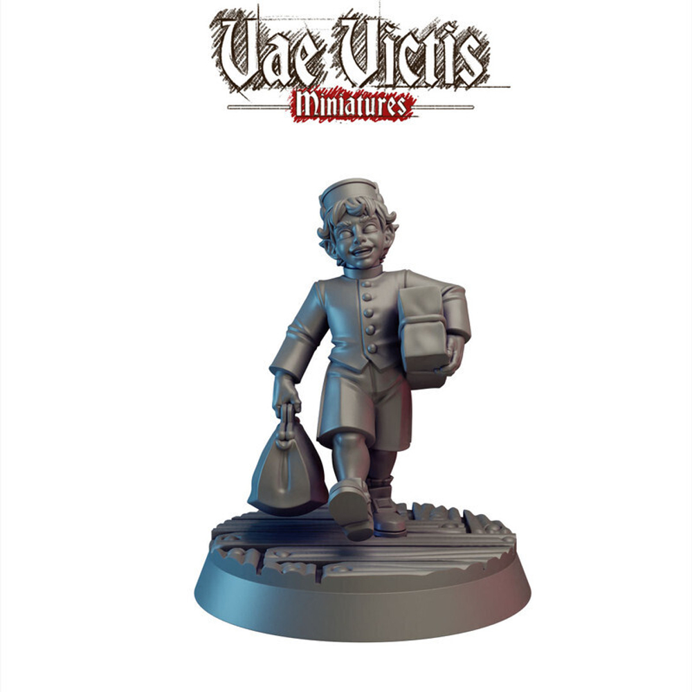 Человек Мальчик миниатюра для dnd, днд, pathfinder, фентези, Настольная игра, НРИ, Варгейм, РПГ