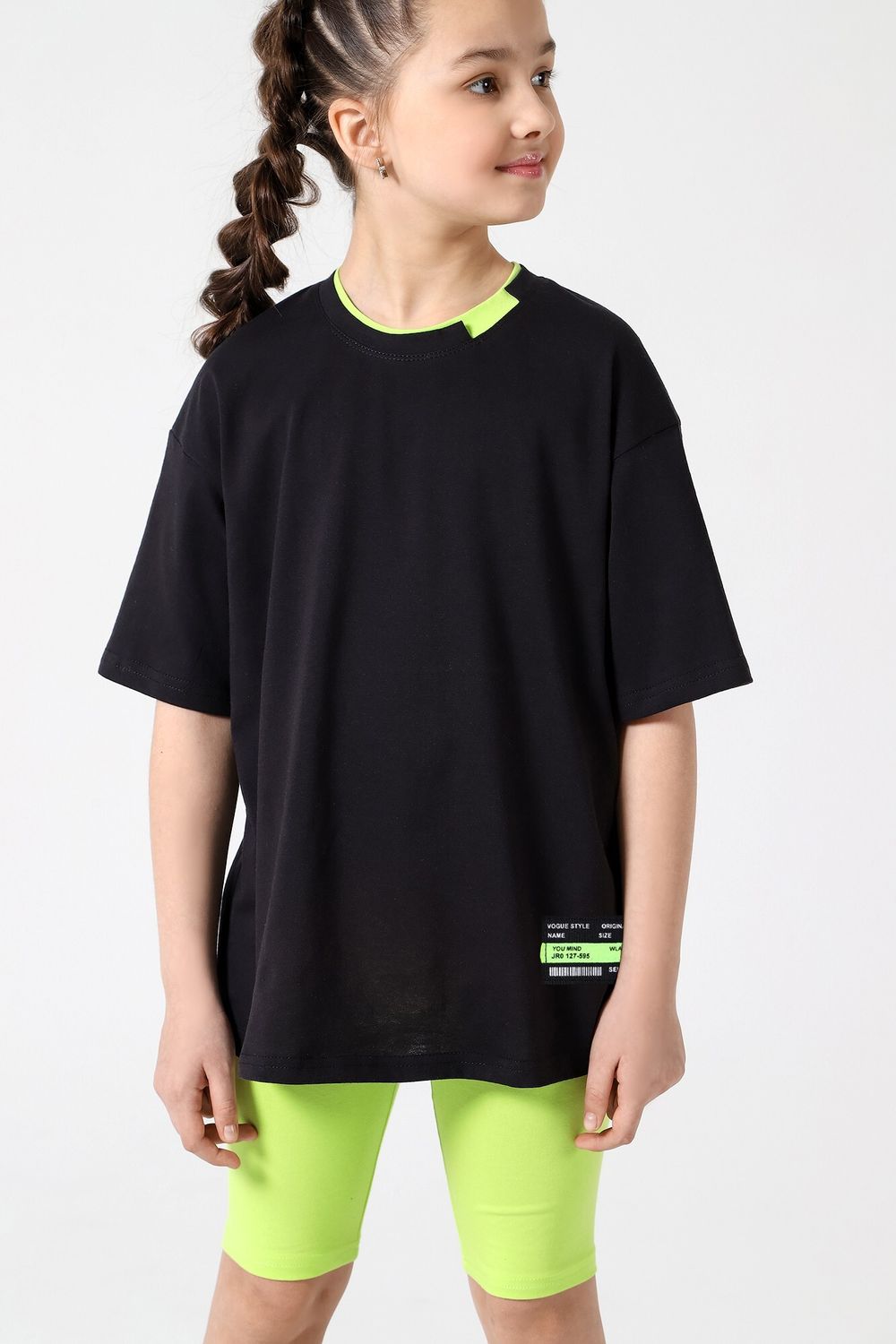 Костюм для девочки Неон-1 Виотекс САЛАТОВЫЙ