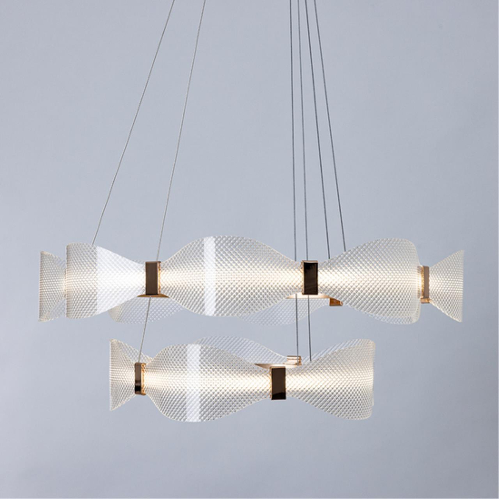 Подвесная светодиодная люстра Arte Lamp GRACE A1868SP-2PB