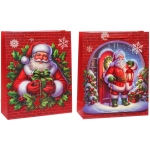 Пакет подарочный «Добрый Дедушка Мороз» 32X26X10 см