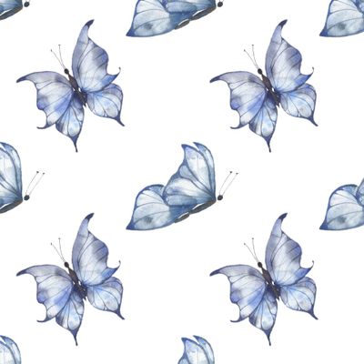 Голубые бабочки