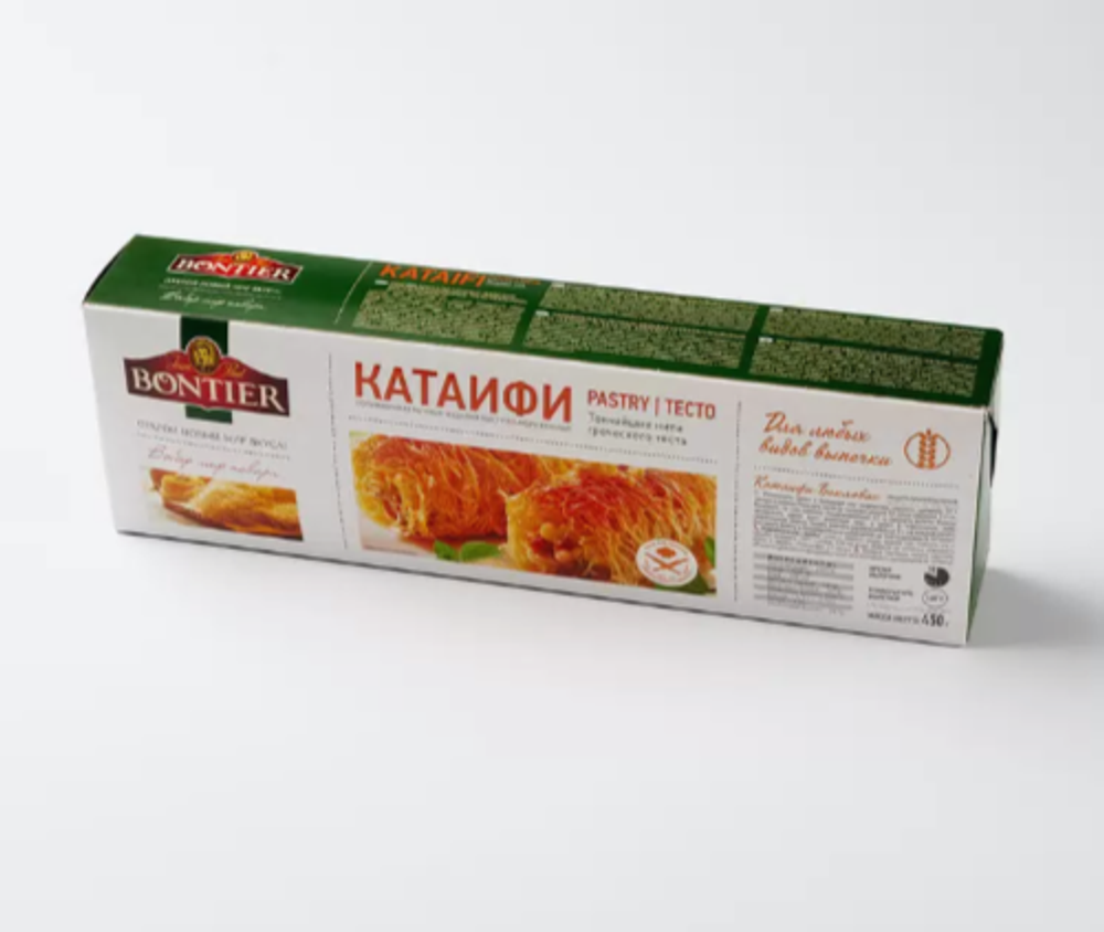Тесто катаифи 450 г Bontier зам.