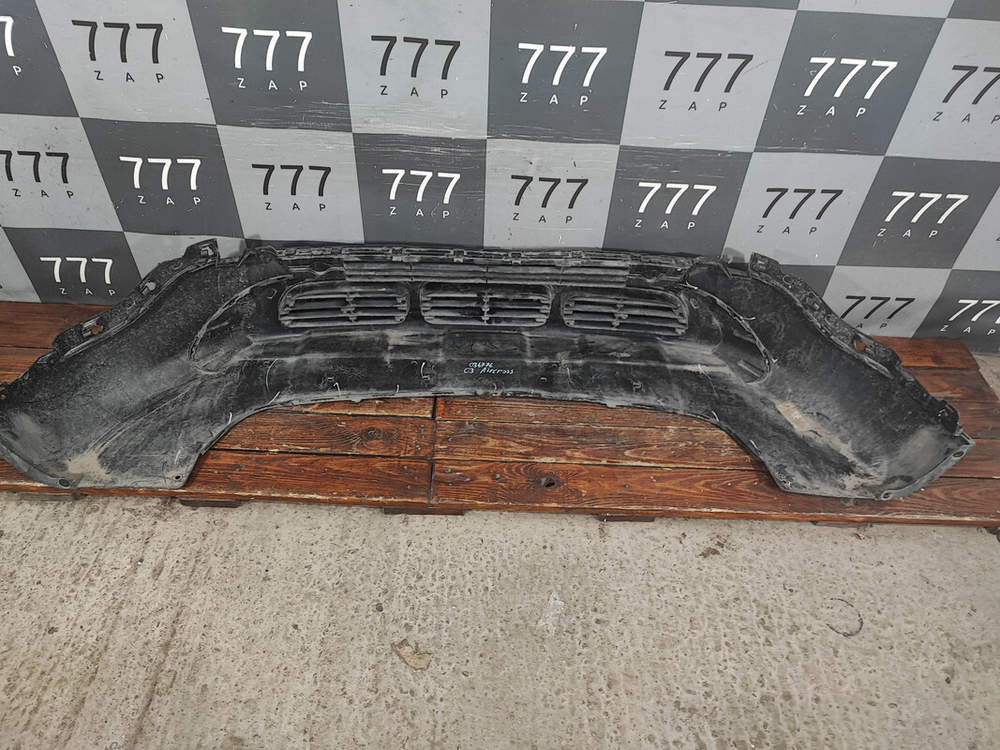 Юбка переднего бампера Citroen C3 Aircross 17-21 Б/У Оригинал YQ00157880