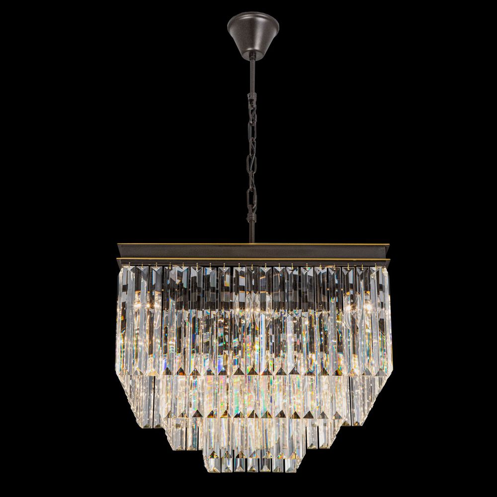 Citilux Мартин CL332231 Люстра хрустальная подвесная Прозрачная