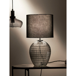 Лампа настольная mirage, D24 см с черным абажуром