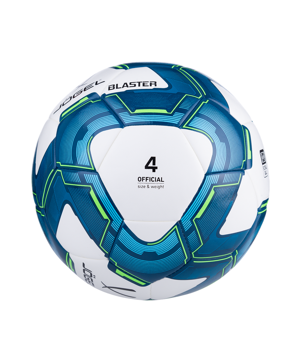 Мяч футзальный Blaster №4, белый/синий/голубой