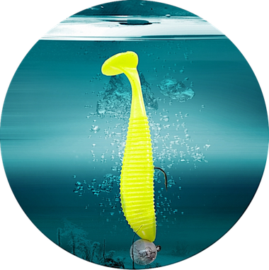 Мягкая приманка Lucky John Joko Shaker 3.5' 140302-F05 89мм 4шт Съедобная