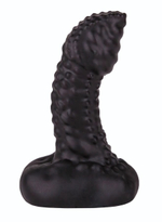 Чёрный плаг-массажёр для простаты - 7,2 см. (Цвет: черный)