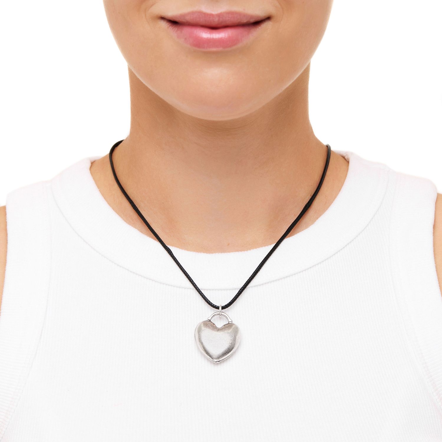 Колье Love Corded Necklace - Silver