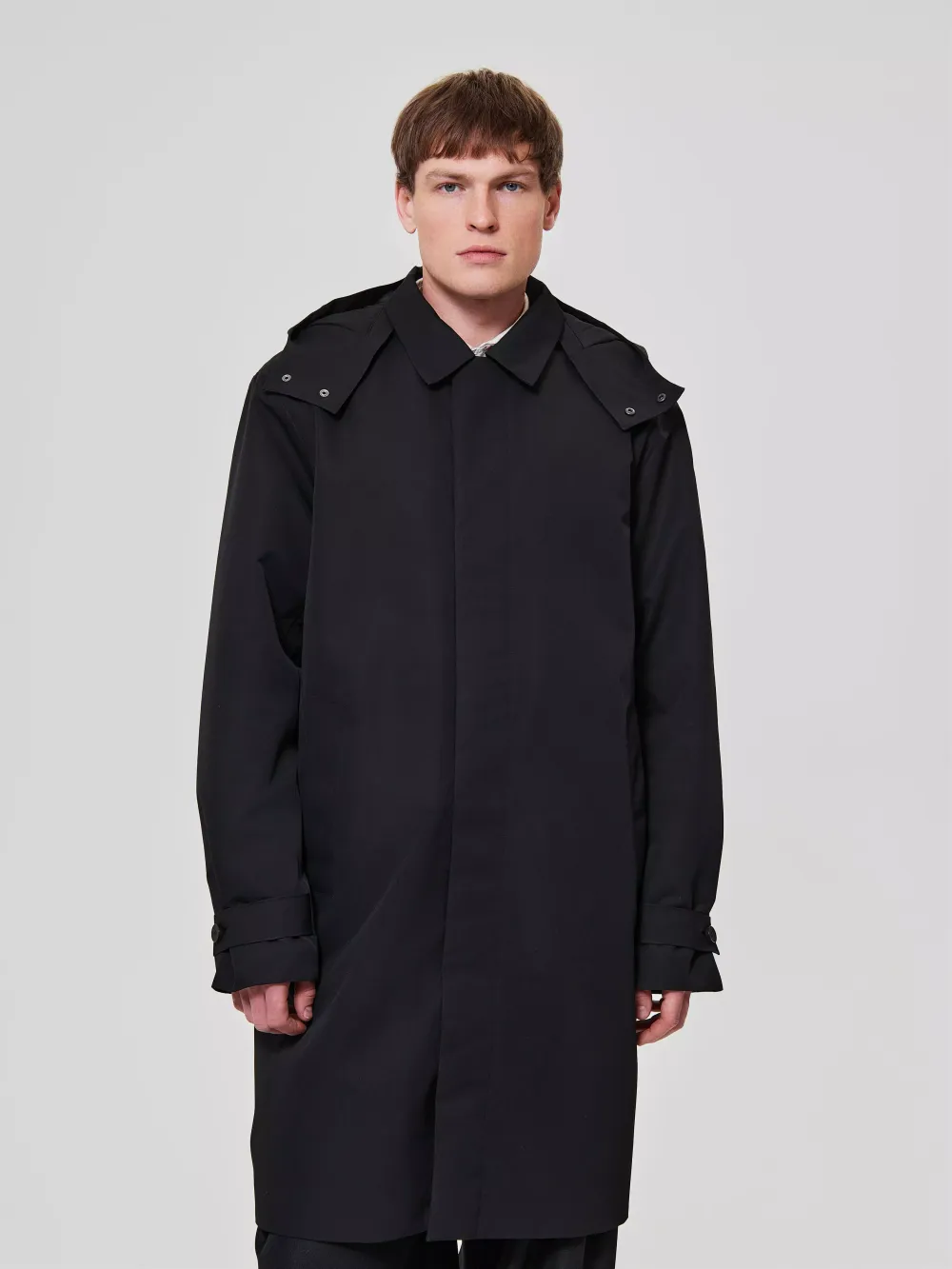 Плащ мужской КУМИР (KUMIR) NORPPA чёрный