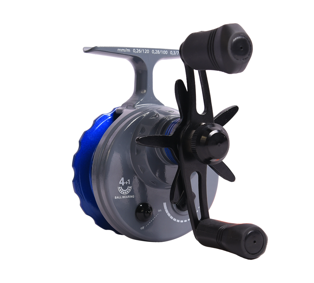 Катушка инерционная (зимняя) Black Side ICE ZEAL BL/GR (4+1 подш.)