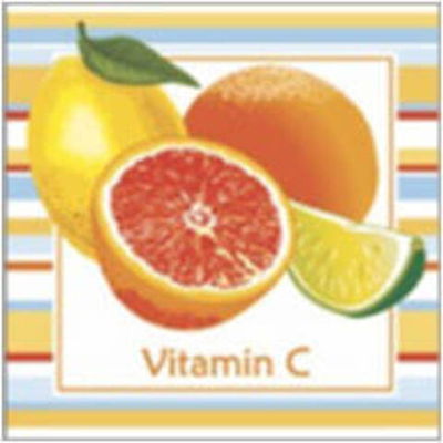 ВИТАМИН С Салфетки DE LUXE 24*24 ,3 слойные *15