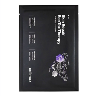 CELIMAX Маска тканевая выравнивающая с прополисом и пчелиным ядом Skin Repair Bee Tox Therapy Mask (25 мл)