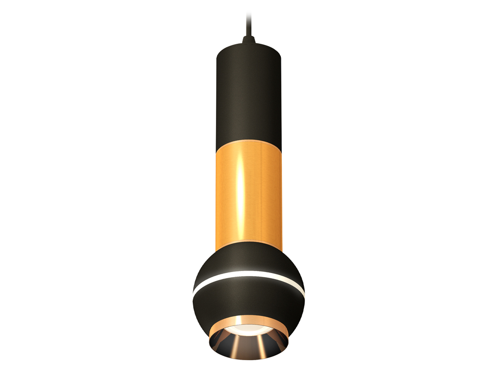 XP1102030 SBK/PYG черный песок/золото желтое полированное MR16 GU5.3 LED 3W 4200K