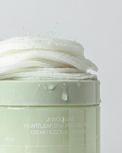 Celimax Ji Woo Gae Heartleaf BHA Peelind Pad тонизирующие пилинг-пэды с BHA-кислотой (60 шт.)