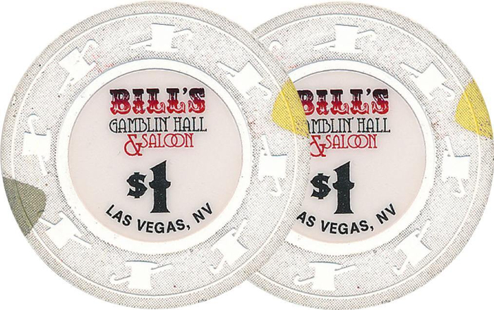 Bill's Gamblin' Hall & Saloon Casino $1 Chip