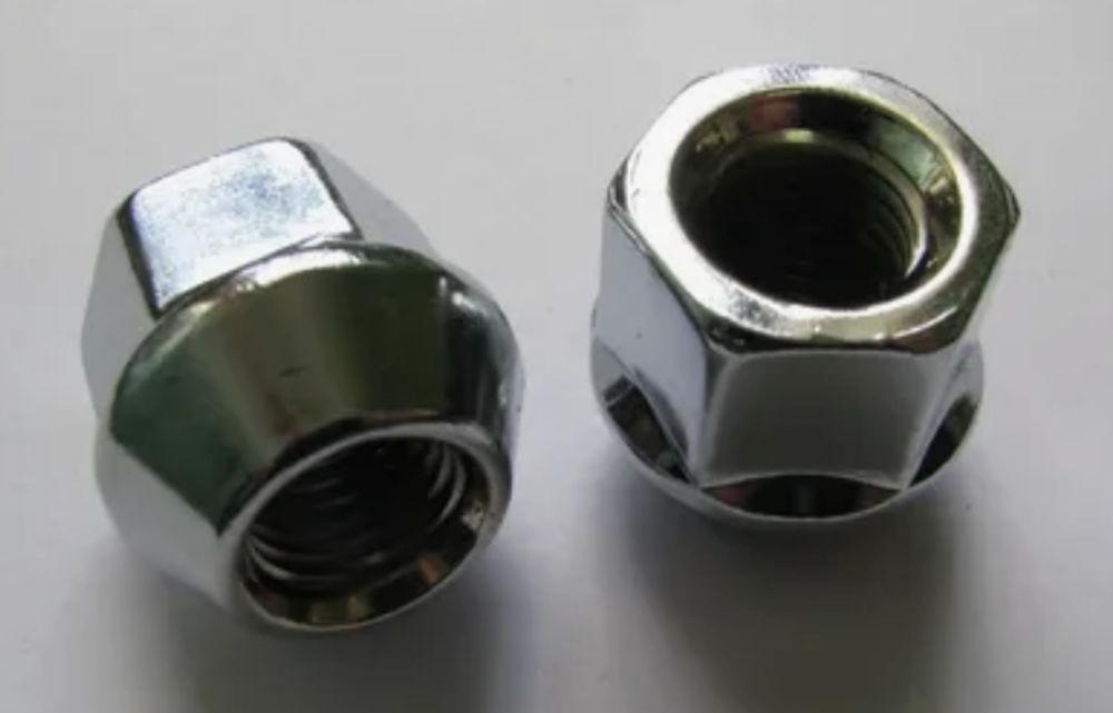 Гайка 12х1.50 h=21, S=17 колеса Хром конус откр. (Hyundai, Mazda, Mitsubishi, KIA, SsangYong)