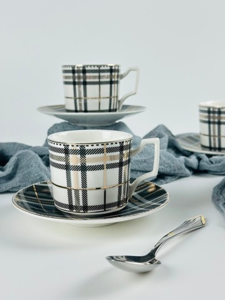 Lenardi 244-070 Кофейный набор 12пр. 130мл в под.уп.(х12)Фарфор