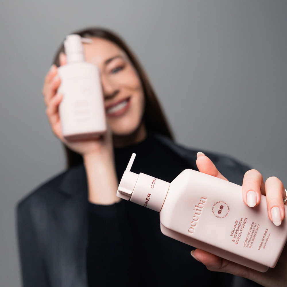 Occuba Volume&Strength Кондиционер объем и сила 250мл для тонких волос
